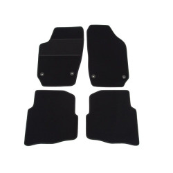 Alfombrillas textiles negras para coche SKODA FABIA I (1999-2007) ELEGANT