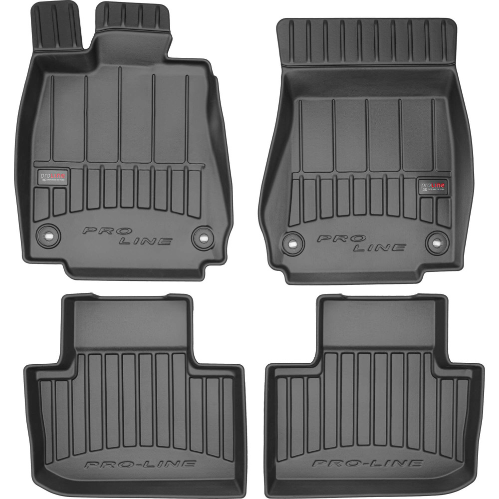 Car rubber floor mats black  LEXUS IS (2013-...) 3D FROGUM