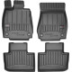 Car rubber floor mats black  LEXUS IS (2013-...) 3D FROGUM
