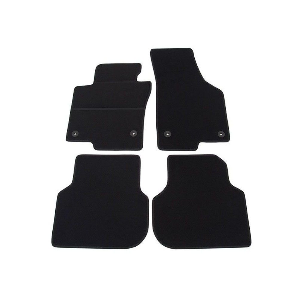 Car textile mats black VW JETTA (2010-...) ELEGANT