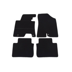 Alfombrillas textiles negras para coche HYUNDAI i30 (2012-2017) ELEGANT