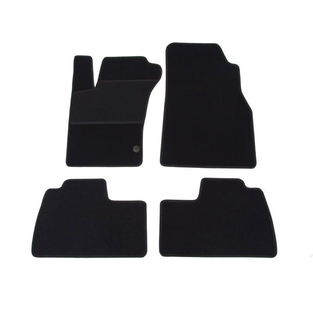 Car textile mats black MB ML-class W163 (1997-2004) ECONOMIC (CR)