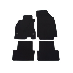 Alfombrillas textiles negras para coche RENAULT FLUENCE (2010-...) ELEGANT