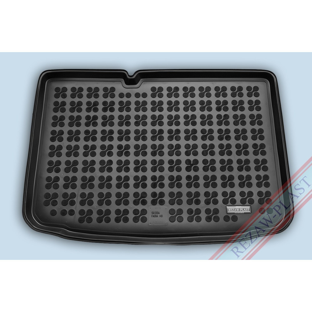 Car rubber trunk mat SKODA FABIA III HB (2014-...) 231526