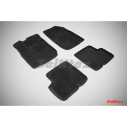 Car textile mats black 3D SEINTEX DACIA DUSTER (2010-...)