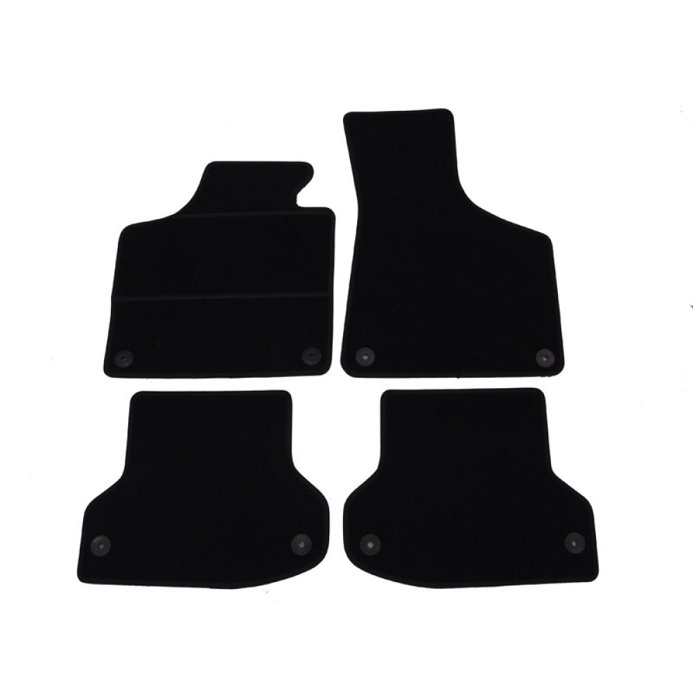 Car textile mats black AUDI A3 (2003-2013) ELEGANT