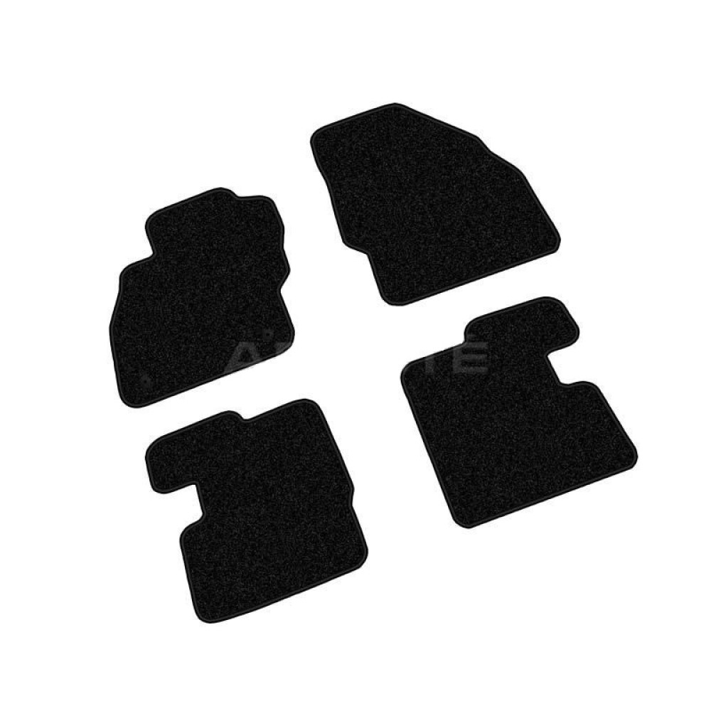 Car textile mats black OPEL CORSA E (2015-2021) LUXUS