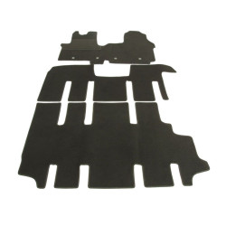 Alfombrillas textiles negras para coche RENAULT TRAFIC III (9s.) (2014-...) ELEGANT