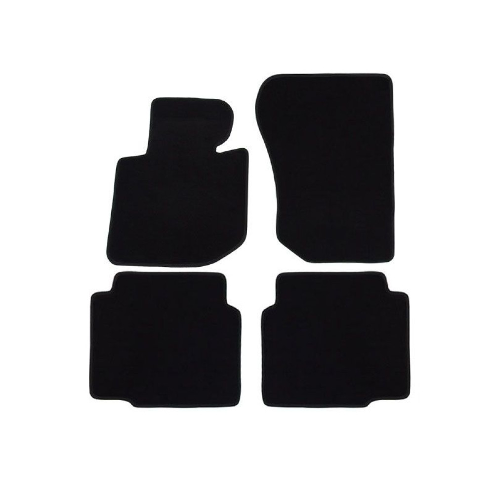 Car textile mats black BMW 3 E36 (1991-1998) LUXE