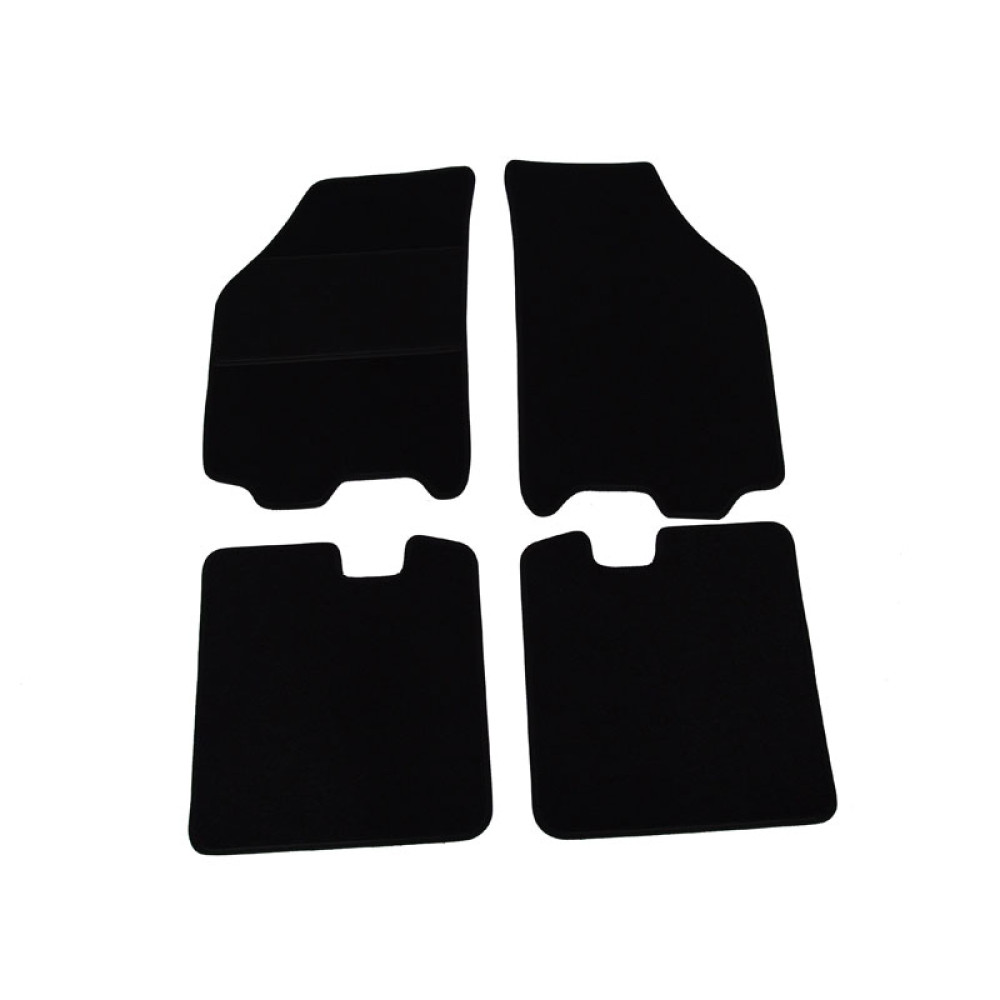 Car textile mats black LANCIA YPSILON (2003-2011) ELEGANT