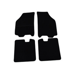 Alfombrillas textiles negras para coche LANCIA YPSILON (2003-2011) ELEGANT