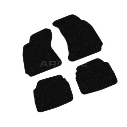 Alfombrillas textiles negras para coche SKODA SUPERB (2001-2008) ECONÓMICAS