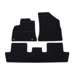Alfombrillas textiles negras para coche PEUGEOT 5008 (2010-2016) ECONOMIC (CR)