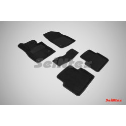 Alfombrillas textiles para coche negras 3D SEINTEX MAZDA 3 (2013-...)
