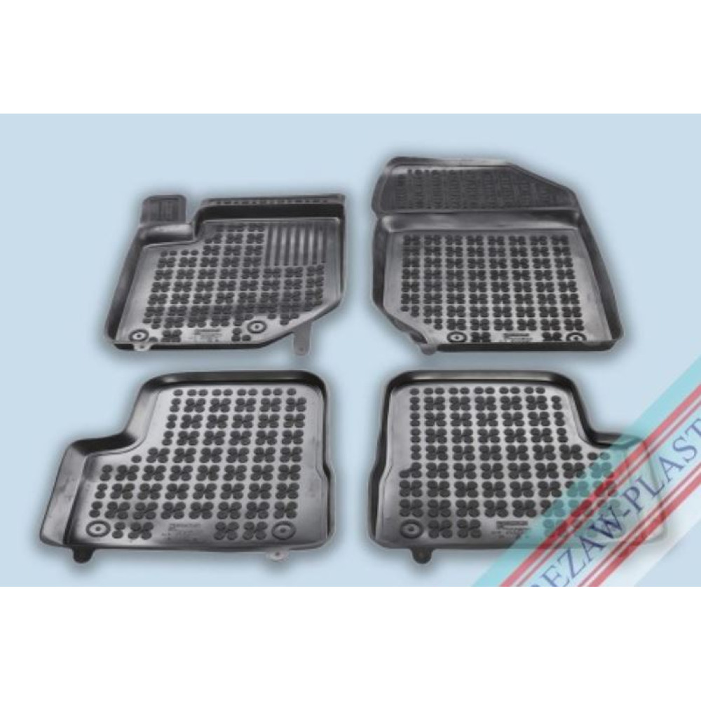 Car rubber floor mats black PEUGEOT 208 II (2018-...) 200527