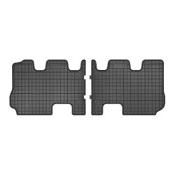 Alfombrillas de goma negras para coche KIA SORENTO 3ª fila (2015-...) NEGRO