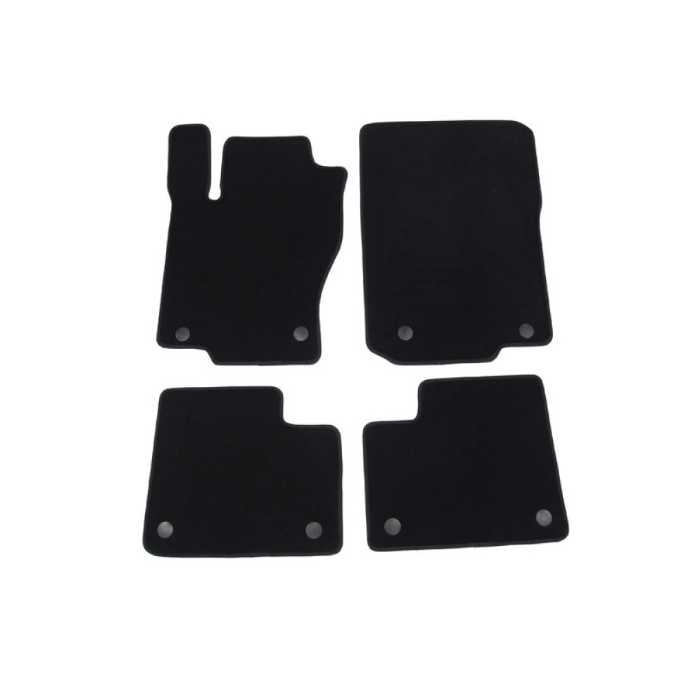 Alfombrillas textiles negras para coche MB Clase ML W166 (2011-2015) LUXUS