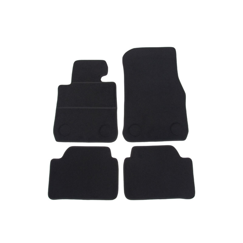 Car textile mats black BMW 1 F20/F21 (2011-...) ELEGANT
