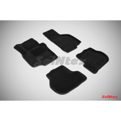 Alfombrillas textiles para coche negras 3D SEINTEX VOLKSWAGEN GOLF V (2003-2008)