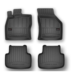 Alfombrillas de goma negras para coche SKODA OCTAVIA III (2013-...) 3D FROGUM