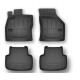 Car rubber floor mats black SKODA OCTAVIA III (2013-...) 3D FROGUM