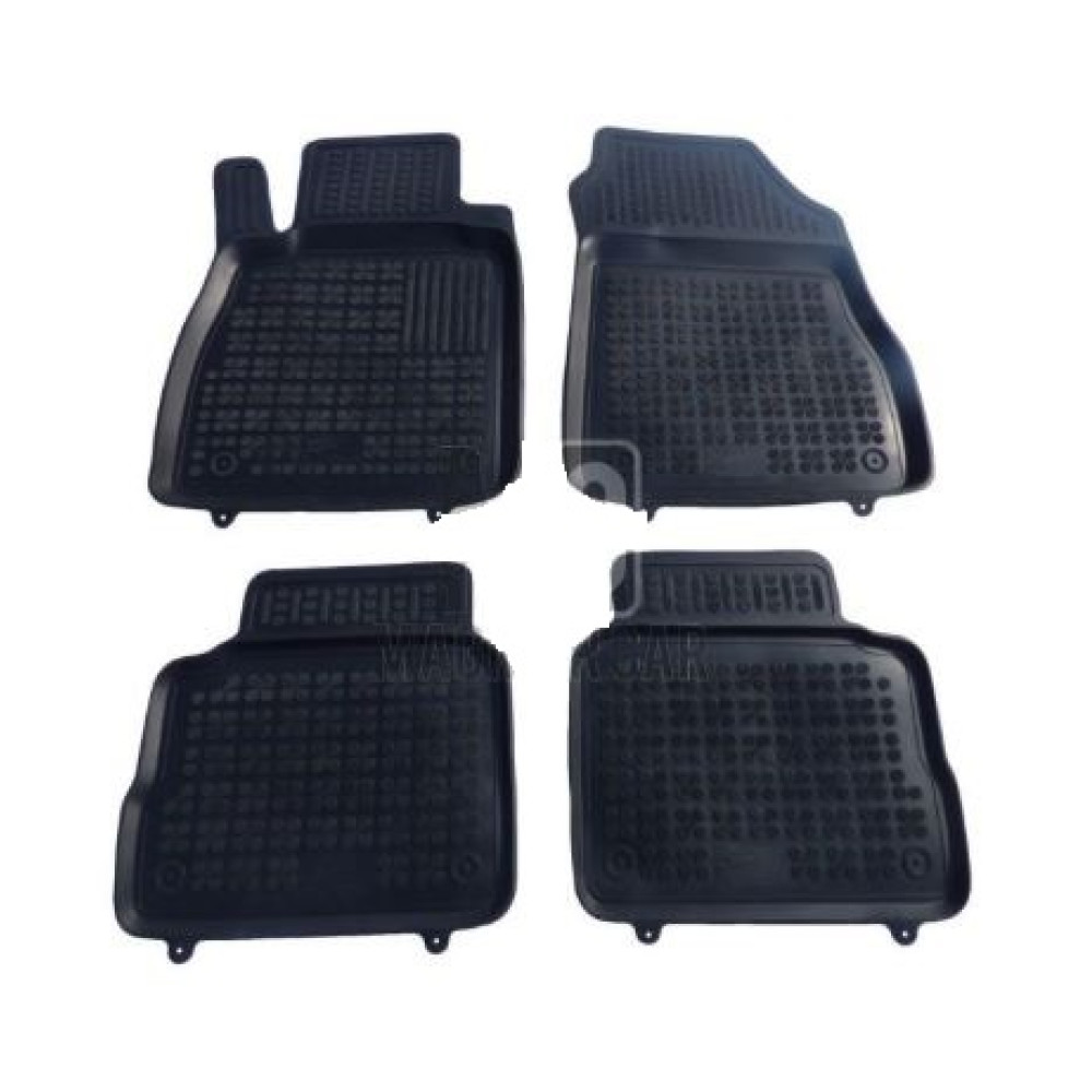 Car rubber floor mats black NISSAN MICRA (2017-...) 201822