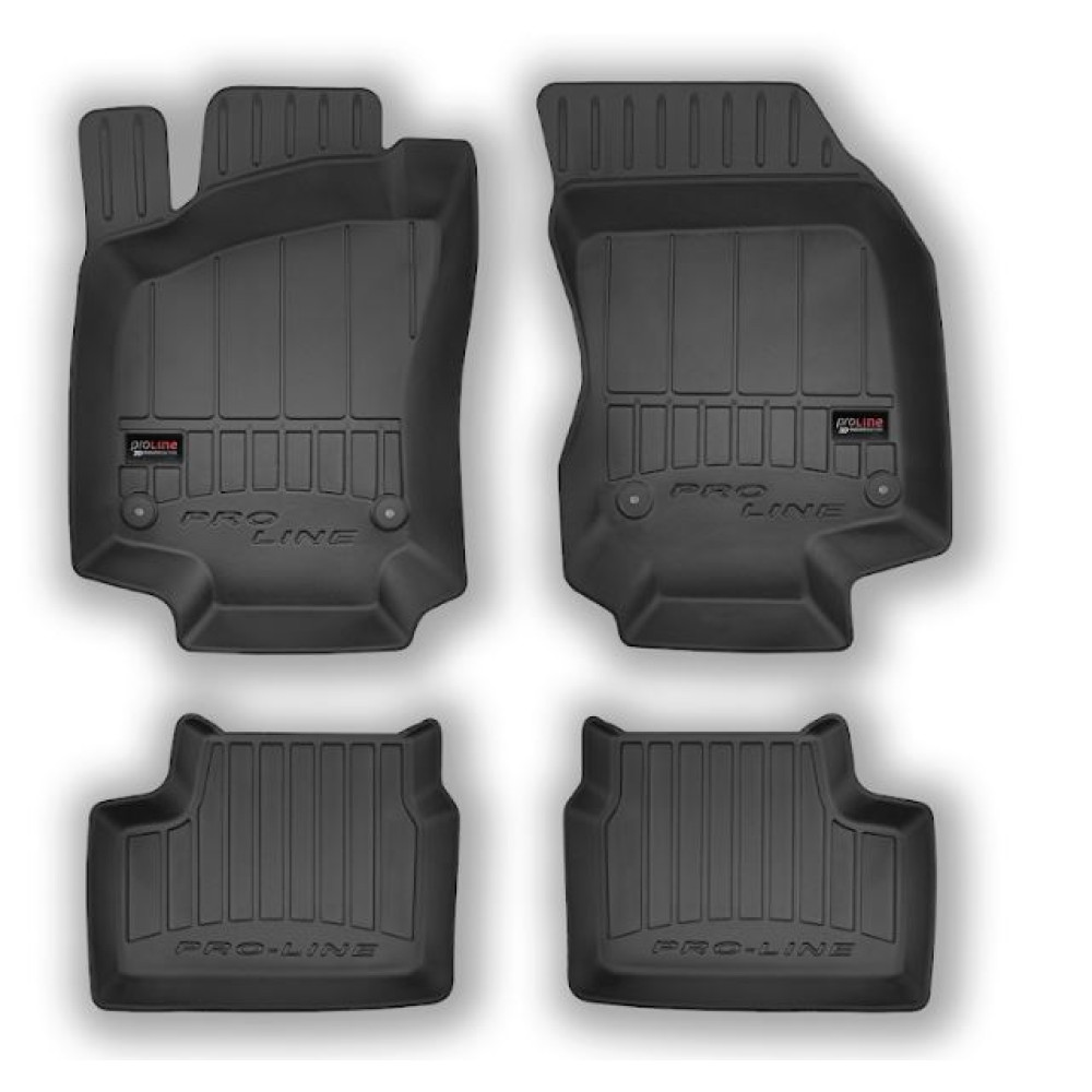 Car rubber floor mats black OPEL ASTRA H (2004-2009) 3D FROGUM