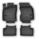 Car rubber floor mats black OPEL ASTRA H (2004-2009) 3D FROGUM