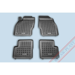 Car rubber floor mats black OPEL CORSA E (2015-...) 200504