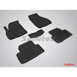 Car rubber floor mats black SEINTEX *BORT* OPEL ZAFIRA C (2012-...)