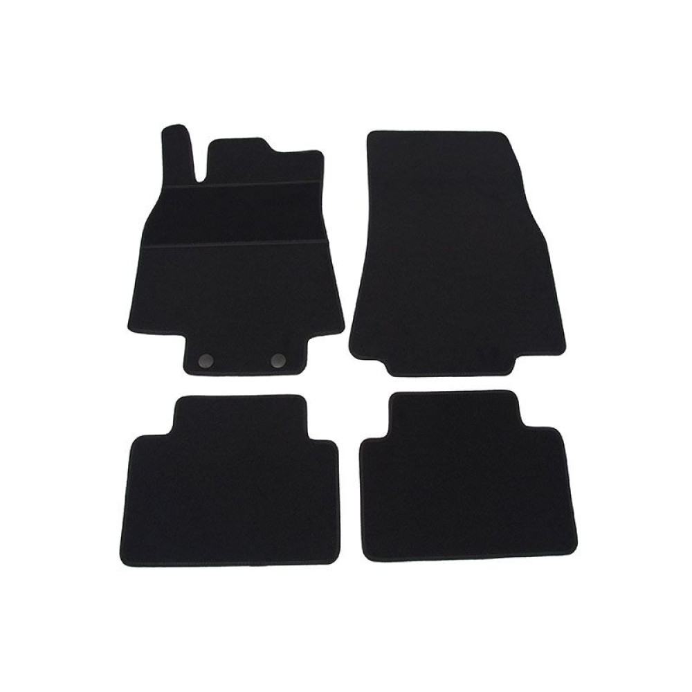 Car textile mats black MB A-class W169 (2004-2012) ECONOMIC (CR)
