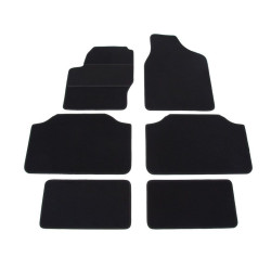 Alfombrillas textiles negras para coche SEAT ALHAMBRA (7s) (1996-2010) ELEGANT
