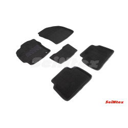 Alfombrillas textiles para coche negras 3D SEINTEX TOYOTA COROLLA Sedan/SW (2019-...)