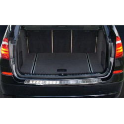 Almohadilla de parachoques trasera cromada BMW X3 F25 Facelift (2014-...) 2/35345
