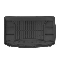 Car rubber trunk mat SKODA KAROQ bottom floor (2017-...) FROGUM