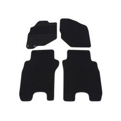 Car textile mats black HONDA JAZZ (2002-2008) ELEGANT