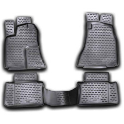 Car rubber floor mats black NOVLINE CHRYSLER 300C (2004-2012)