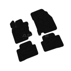 Alfombrillas textiles negras para coche NISSAN QASHQAI II (2014-...) LUXE