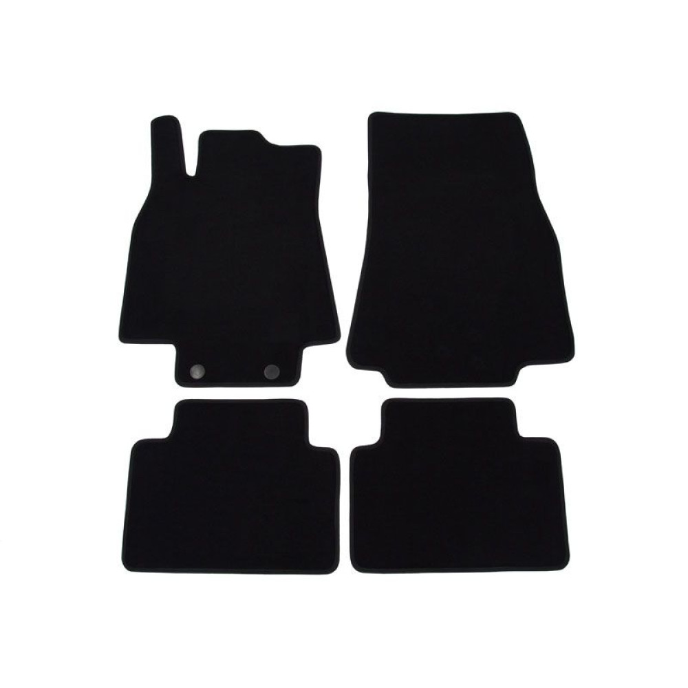 Car textile mats black MB A-class W169 (2004-2012) LUXUS
