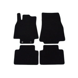 Alfombrillas textiles negras para coche MB Clase A W169 (2004-2012) LUXUS