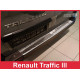 Chrome rear bumper pad RENAULT TRAFIC II 2014-... 2/35701