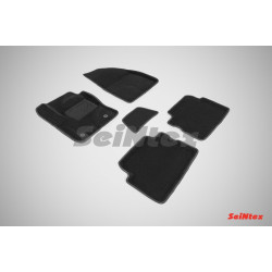 Alfombrillas textiles para coche negras 3D SEINTEX FORD KUGA II (2013-...)