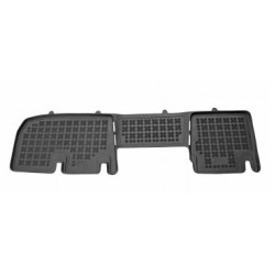 Alfombrillas de goma negras para RENAULT TRAFIC II 2.ª fila con ventilación. (2014-...) 201919