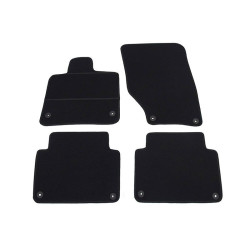 Alfombrillas textiles negras para coche AUDI Q7 (5s.) (2006-2015) ELEGANT
