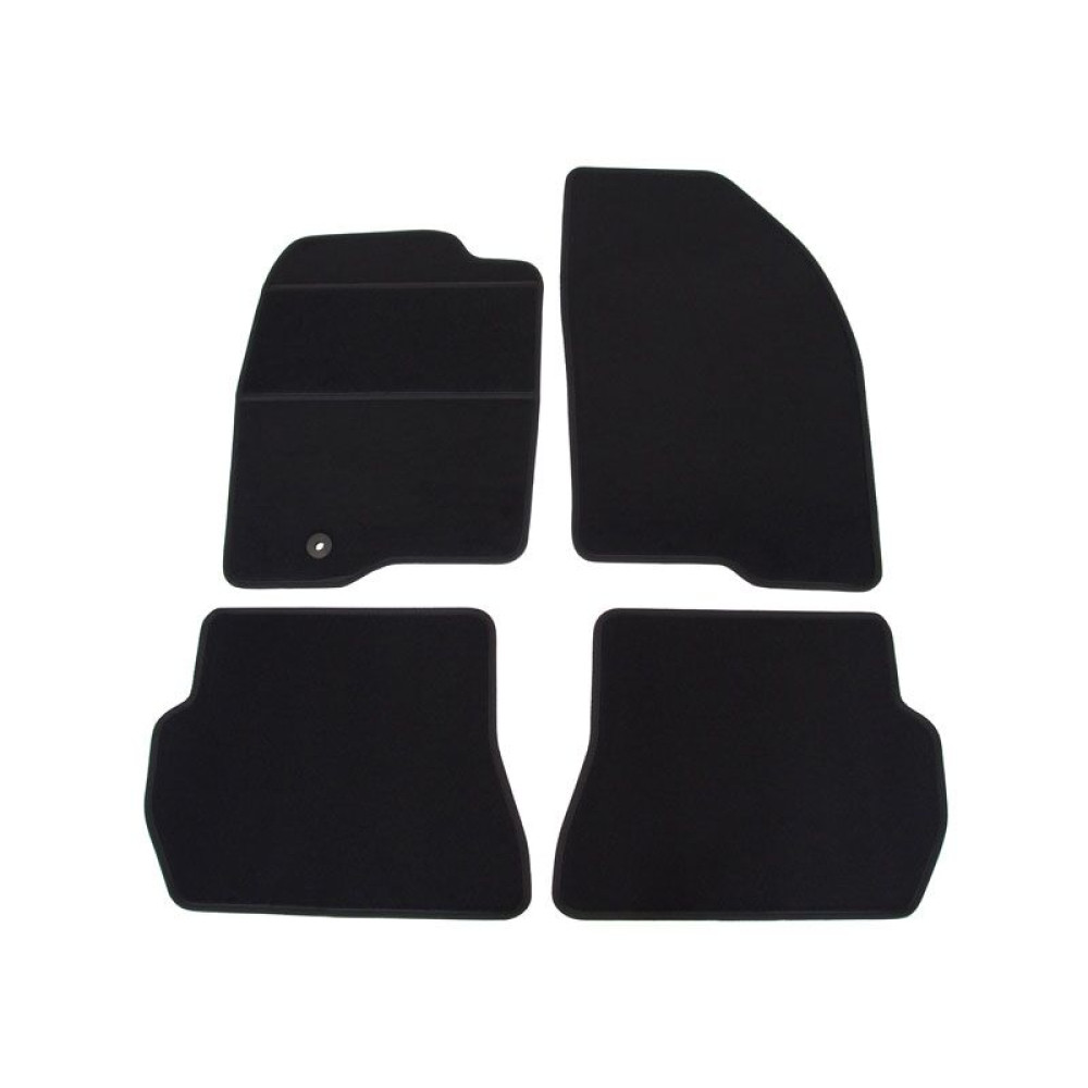 Car textile mats black MAZDA 2 (2002-2007) ECONOMIC