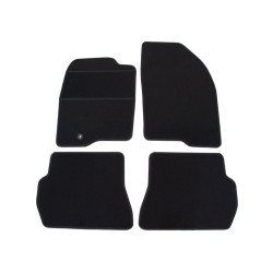 Alfombrillas textiles negras para coche MAZDA 2 (2002-2007) ECONÓMICAS
