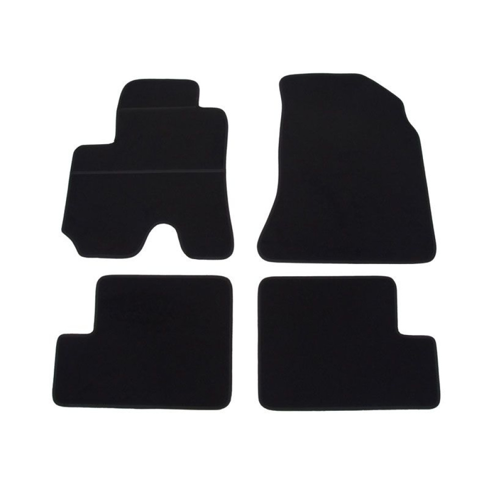 Car textile mats black TOYOTA RAV 4 (3d.) (2000-2006) ELEGANT
