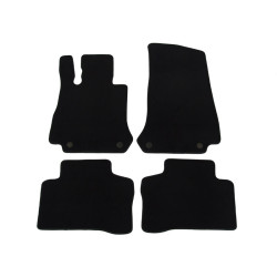 Alfombrillas textiles negras para coche MB Clase GLC X253 (2015-...) LUXUS