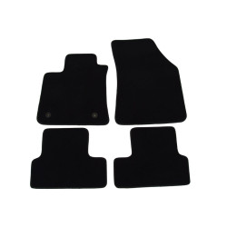 Alfombrillas textiles negras para coche RENAULT MEGANE (2016-...) LUXUS
