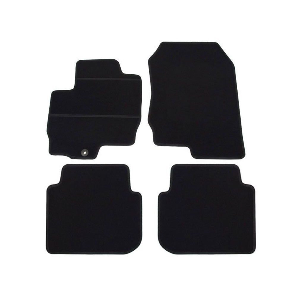 Car textile mats black MITSUBISHI COLT (2003-2009) ELEGANT